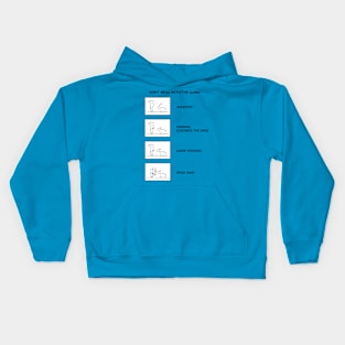 Llama Warning Kids Hoodie